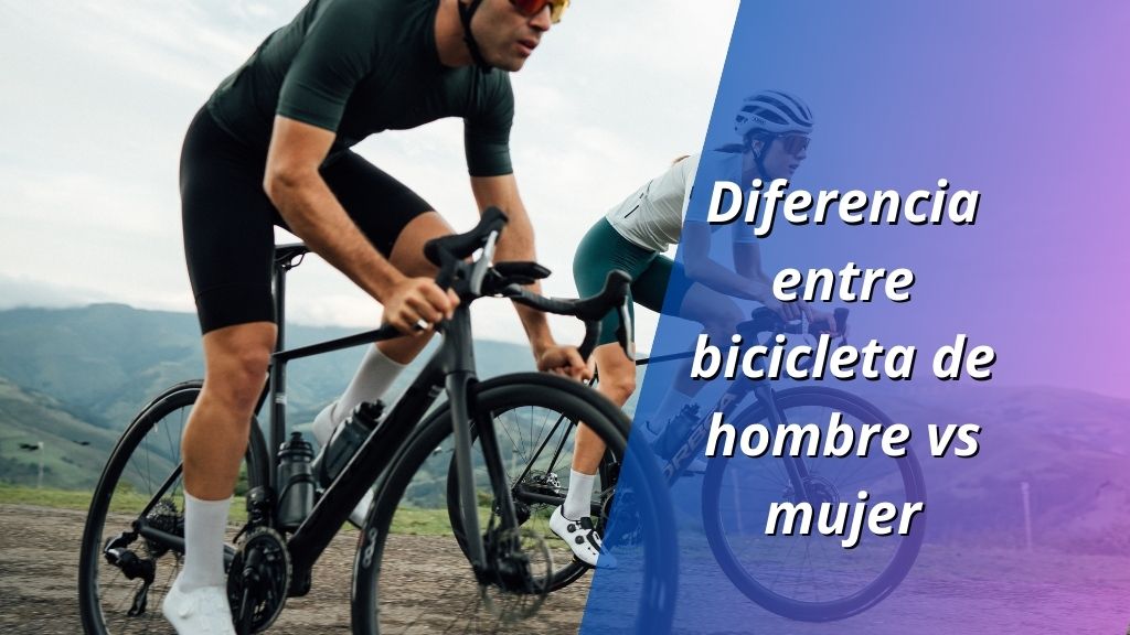 Diferencia entre bicicleta de hombre vs mujer